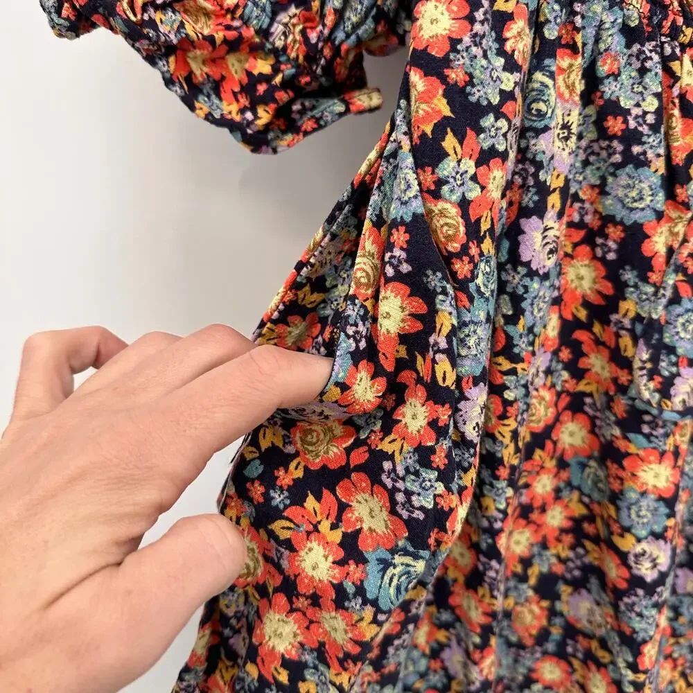 FREE PEOPLE Show Me Love Romper in Floral Combo // S